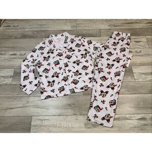 Disney Mickey Mouse two-piece Christmas pajama set top pants size XL